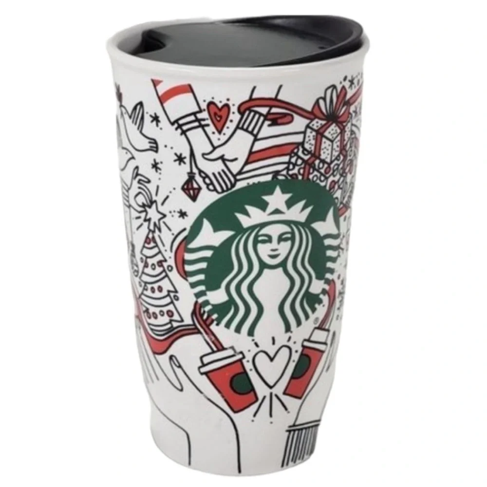 STARBUCKS CERAMIC 2017 HOLIDAY TUMBLER